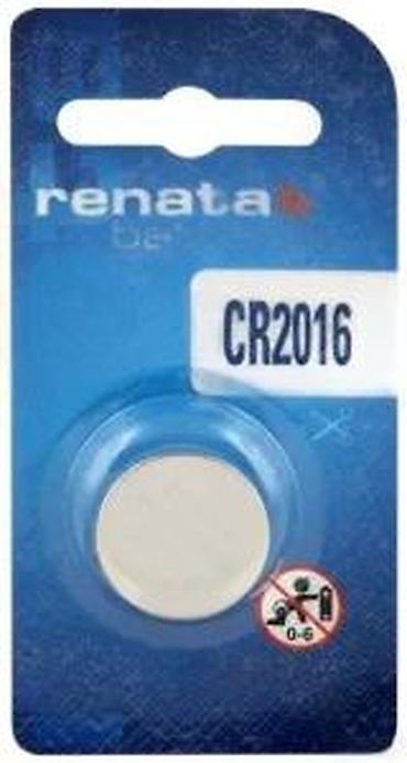 Baterije: Renata CR2016 litijumska dugmasta baterija - Tip: CR2016 (3 V — 13