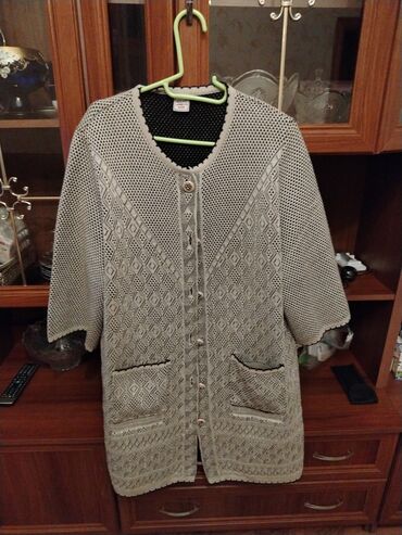 дождевик купить в баку: Xanımlar üçün toxunma kardiqan. - Rəng: açıq boz/bej tonları - Model