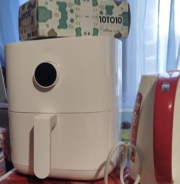 rerna na plin: Friteza na vruć vazduh (air fryer), bela, kompaktnih dimenzija sa — 1