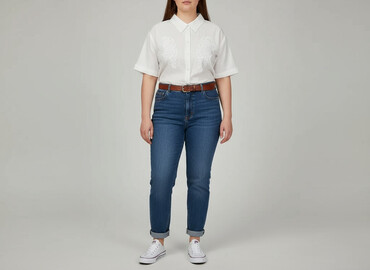 bluzki w serek plus size: Сорочка жіноча, розмір XL