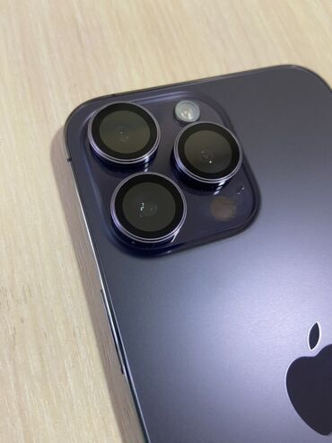 айыон 14 про: IPhone 14 Pro Max, Колдонулган, 256 ГБ, Deep Purple, Коргоочу айнек, Каптама, 89 %