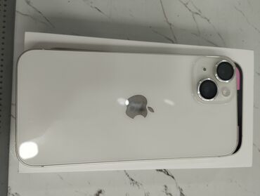 i̇phone 10: IPhone 14, 128 GB, Ağ, Face ID, Sənədlərlə, Zəmanət