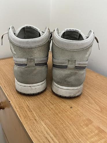 aj1: Мужские кроссовки, 41, Nike, Б/у, цвет - Серый, Самовывоз — 3