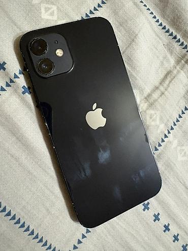 iphone cr: IPhone 12, Б/у, 64 ГБ, Черный, Защитное стекло, 78 % — 1