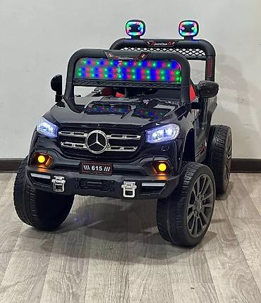 qiz ucun masinlar: Yeni gələn mercedes uşaq avtomobili 4 motor 4x4 1 yaşdan 6 yaşa qədər — 3