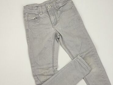 czarne spodnie mom jeans: Jeans, 9 years, 128/134, condition - Good