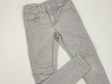 szare spodnie adidas: Jeans, 9 years, 128/134, condition - Good