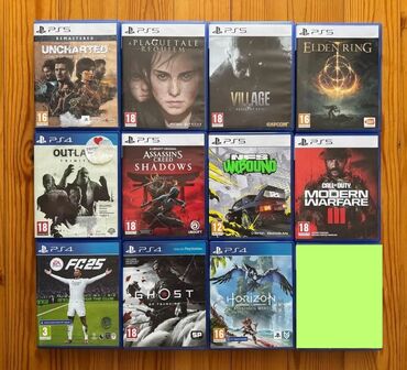 horizon ps4: PS5 Uncharted Thieves Collection - 35 azn PS5 A Plague Tale Requiem -