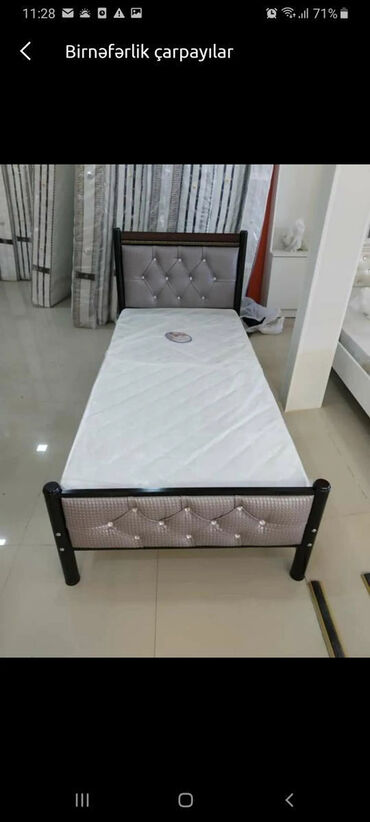 Sifarişlə çarpayılar: Kravatlar Matrasla 200 azn Her novde her rengde 1 mertebe ve 2 mertebe — 22