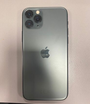 Apple iPhone: IPhone 11 Pro, 128 GB, Black Titanium, Zəmanət, Simsiz şarj, Face ID