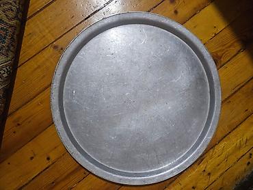 qaz əti: Dairəvi metal soba sini - Material: qalın divarlı alüminium ərinti - — 1