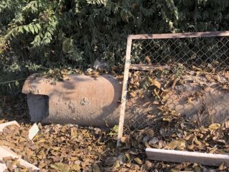 патрон для дрели: Чугунная труба длина 5 метров с лишним диаметр 50см