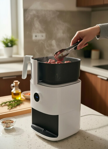 Fritozlar: Fritoz Xiaomi, 4-5 l, İşlənmiş, Ünvandan götürmə — 1