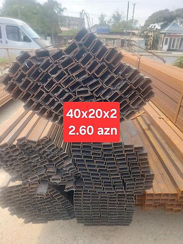profiler: Müxtəlif ölçülü kvadrat metal profillər. Bu profillər tikinti və — 2