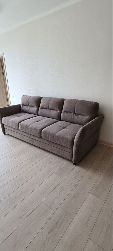 диван цена: Диван-кровать, цвет - Серый, Новый