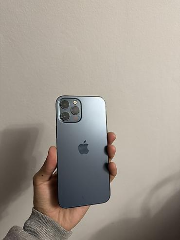 Apple iPhone: IPhone 12 Pro Max, Б/у, 256 ГБ, Pacific Blue, Наушники, Зарядное устройство, Защитное стекло, 78 % — 2