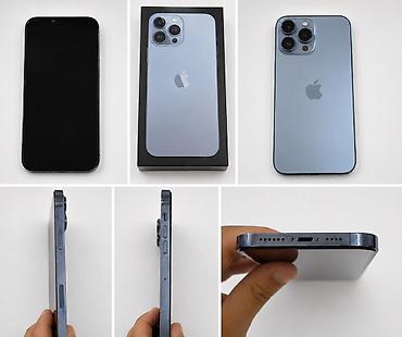 iphone 11 pro irşad: IPhone 13 Pro Max, 128 GB, Sierra Blue, Face ID — 1