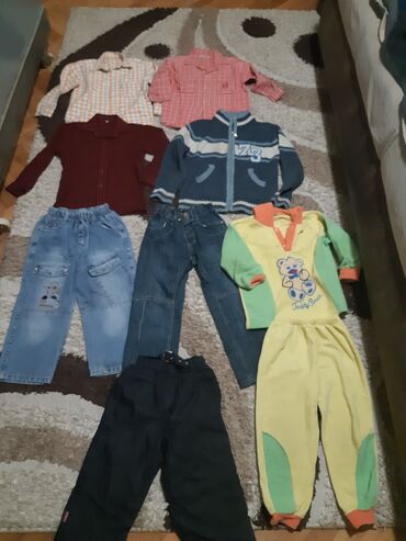 odeća za decu: Set: Shirt, Trousers, Sweatshirt, 110-116