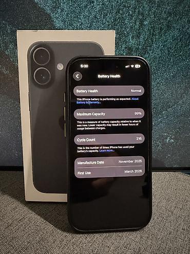 a 90: IPhone 17, Б/у, 256 ГБ, Черный, Защитное стекло, Чехол, Кабель, 99 % — 2