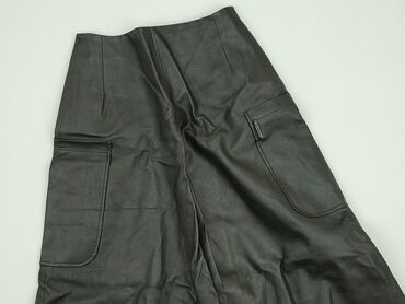 czarne lniana spódnice: Skirt, XS (EU 34), condition - Very good