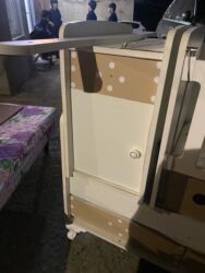 şirin uşaq şəkilləri: Для девочки, Б/у, Четырехугольная, Колыбель, Без бортиков, С матрасом, С механизмом качания