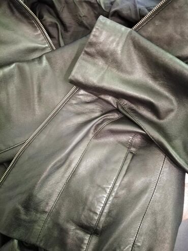 Ostale jakne, kaputi, prsluci: Ženska kožna jakna kratka Sastav prirodna jagnjeća koža 100% mekana — 8