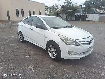 Унаа: Hyundai Solaris: 2015 г., 1.4 л, Кол менен иштөөчү, Бензин, Седан — 4