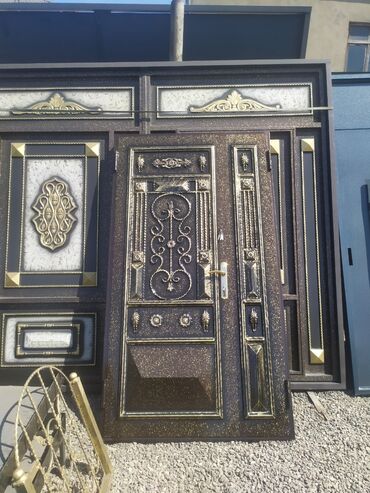 Giriş qapıları: Mənzil üçün Yeni Giriş qapısı Şəbəkə ilə, Zəmanətli, Pulsuz çatdırılma — 3