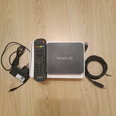 блок питания apple: TV приставка Мегалайн, IMAQLIN Q-BOX ULTRA, б/у