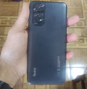 rəsmi not 11s: Xiaomi Redmi Note 11S, 128 GB, rəng - Boz, 
 Sensor, Barmaq izi, İki sim kartlı