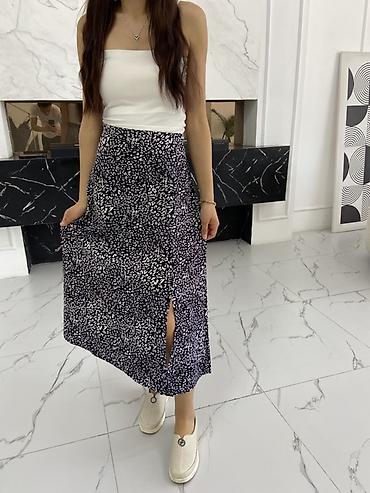 Юбки: Юбка миди с разрезом сбоку От 300 сом, оптом 250 сом в наличии 350 шт — 18