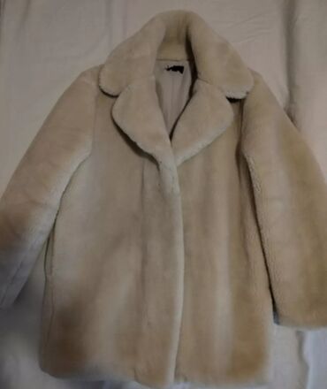 kozne helanke i kosulja: S (EU 36), With lining, Faux fur, color - Milky-white