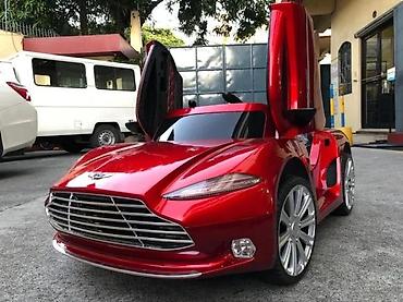 Sve za decu: Luksuzni električni auto za decu – Aston Martin 12V - Metalik braon — 4