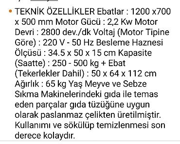 pomidor: Meyvə Tərəvəz suyu çəkən avadanlıq Yeni Türkiyə istehsalı Pomidor — 2