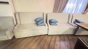 Прямые диваны: Прямой диван, Б/у — 14