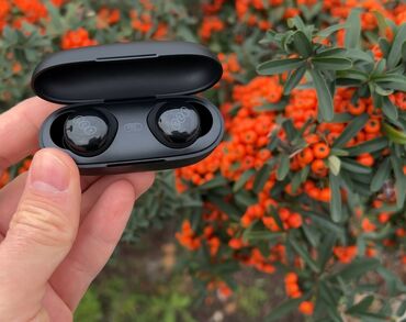 Qulaqcıqlar: Yeni Simsiz (Bluetooth) Qulaqcıqlar, QCY, rəng - Qara — 2