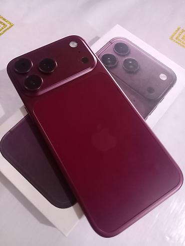 samsung 128: IPhone 18 Pro Max, Б/у, 1 ТБ, Бордовый, Кабель, 100 % — 7