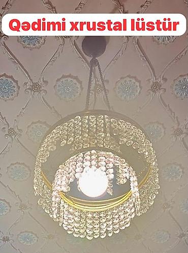 lustur alti fiqurlar: Çılçıraq, 6 lampa, Xrustal — 1