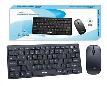 usb kit bluetooth: Bežična tastatura + miš weibo wb 8066 crna. bežična tastatura + miš — 1
