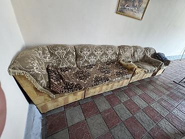 mod: Комплект мягкой мебели, Б/у, Самовывоз, Бесплатная доставка, цвет - Бежевый — 6