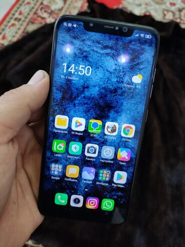 pocophone f1 in Кыргызстан | XIAOMI: Xiaomi PocoPhone F1 | 128 ГБ цвет - Серый | Сенсорный, Отпечаток пальца, Две SIM карты
