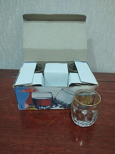 Qab-qacaq və mətbəx ləvazimatları: Qədəhlər, Şüşə, 6 ədədli dəst — 2