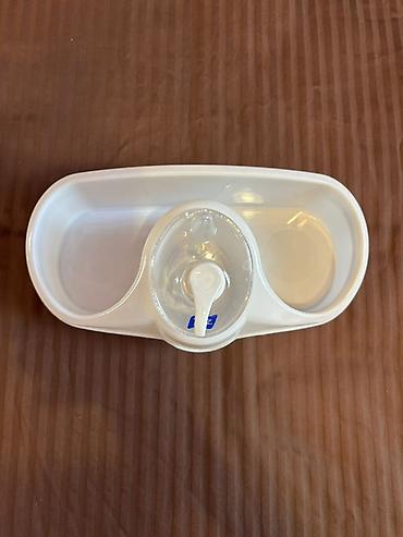 Qab-qacaq və mətbəx ləvazimatları: Plastik mətbəx/hamam təşkilatçısı – 3 bölməli - Material: ağ rəngli — 2