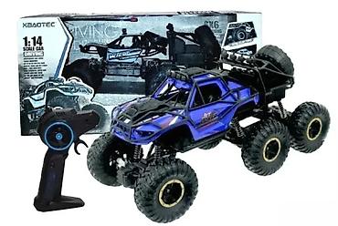 hot wheels ajkula: Džip na daljinski upravljač sa punjivom baterijom (plavi) Savršen — 1
