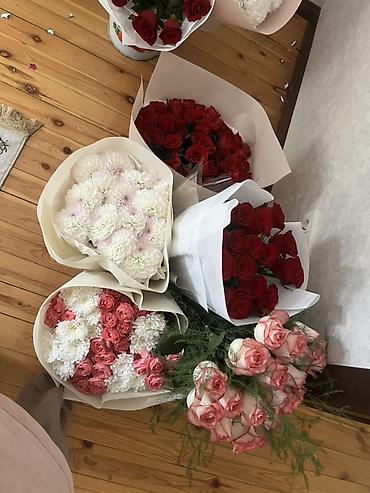 Майрамдык товарлар: Цветы! Букеты! Получены 5 часов назад, свежие!! Местоположение: арча — 1
