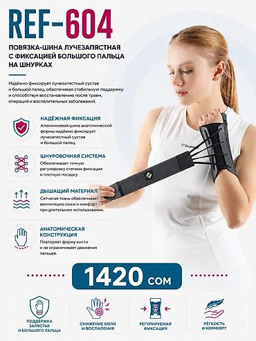 запястье: Ортезы и бандажи для фиксации запястья и большого пальца. ЦЕНЫ НА ЭТИ — 1