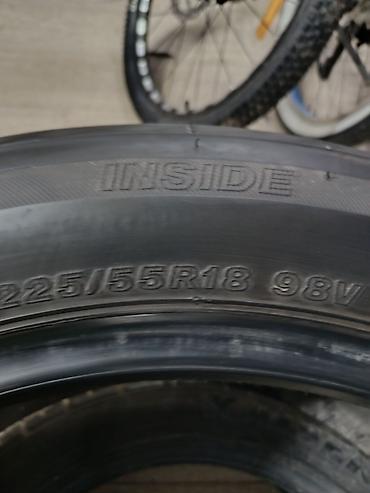Транспорт: Шины 225 / 55 / R 18, Лето, Б/у, 1 шт, Легковые, Япония, Bridgestone — 2