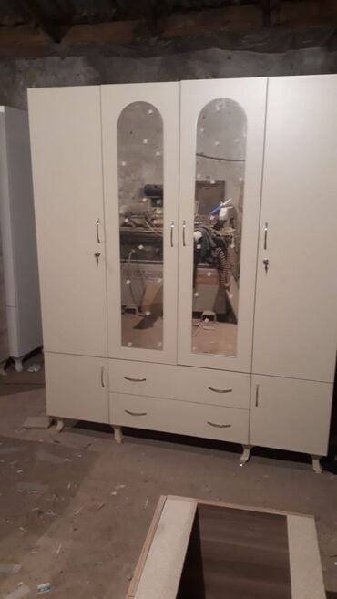 Dolablar: Yeni, Açılan, 4 qapılı Düz dolab, Dolab-asılqan, Azərbaycan — 24