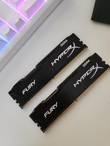 Оперативная память (RAM) для ПК: Оперативная память (RAM) для ПК, Б/у, Kingston Fury, 4 ГБ, DDR4 — 1