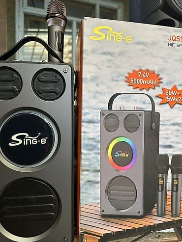 rant ace: Портативная акустическая система Sing-e JQS9405 с караоке - Мощность — 1